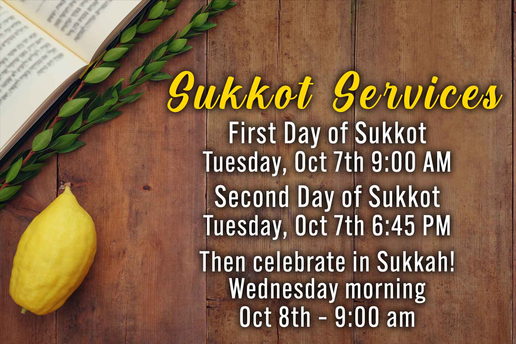 Sukkot 2023