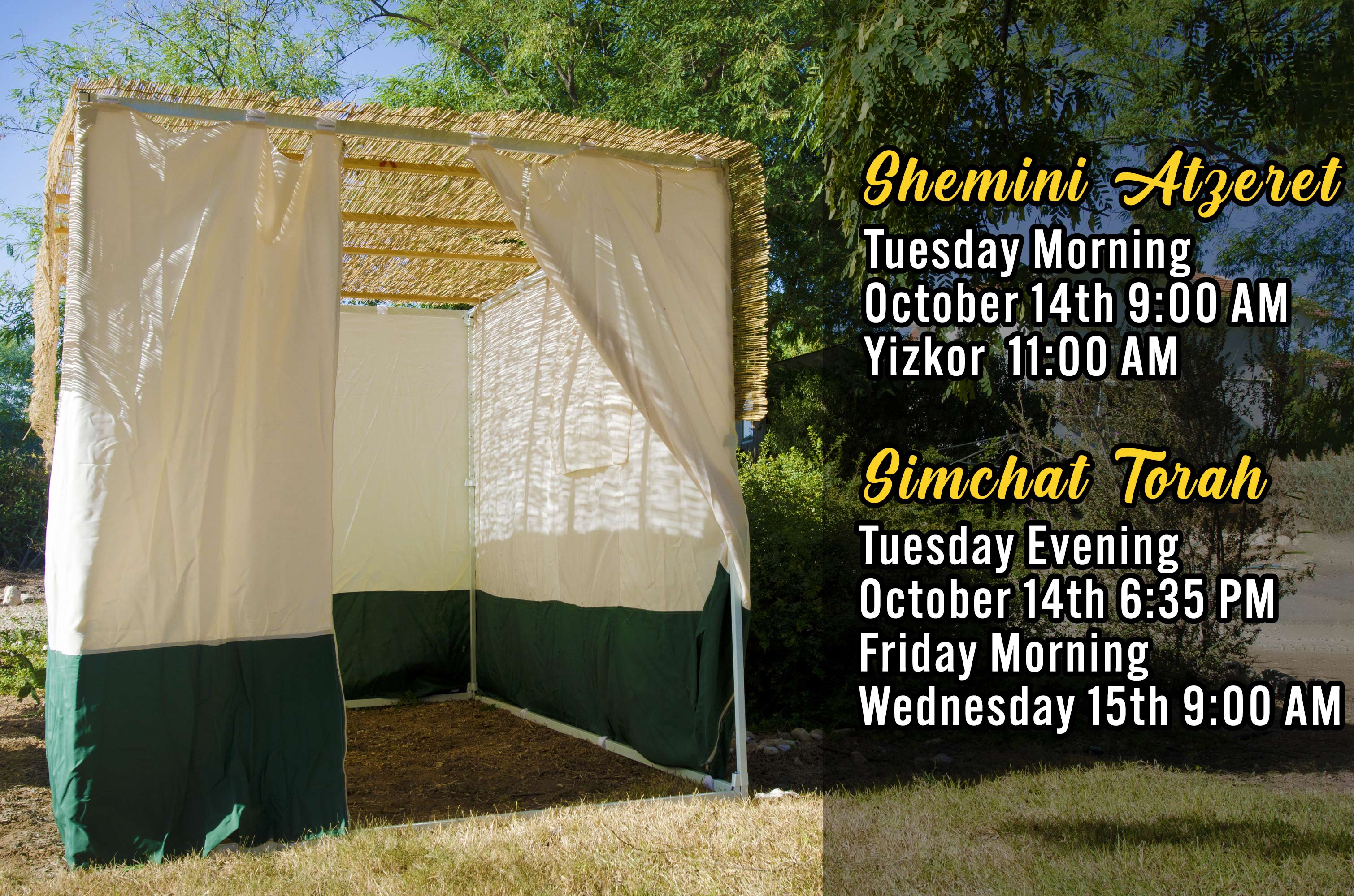 SHEMINI ATZERET SIMCHAT TORAH