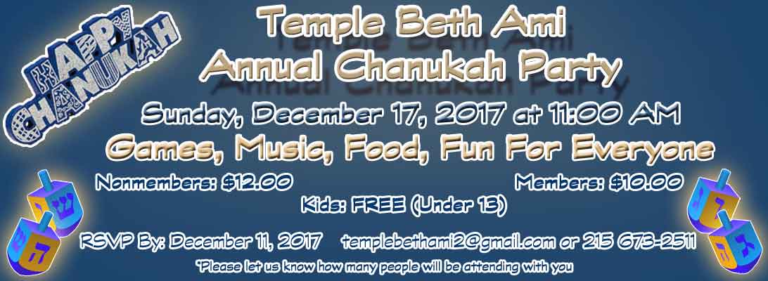 Temple Beth Ami Annual Beautify the Shul